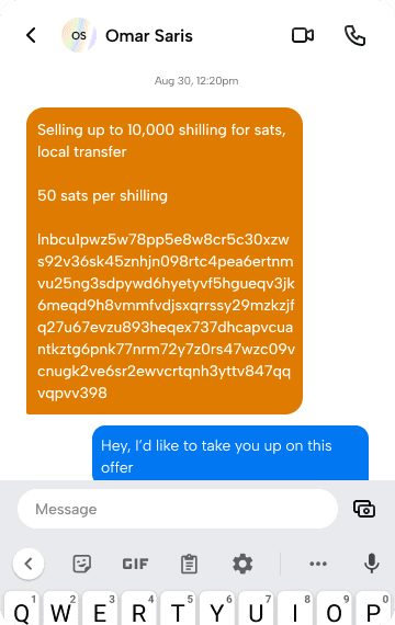Unwieldy strings in messages